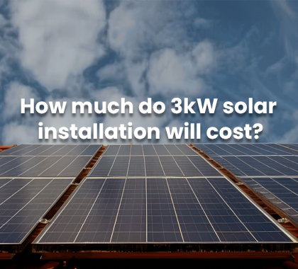 3 kW solar installation,solar installation costs India, PM Suryaghar Yojana